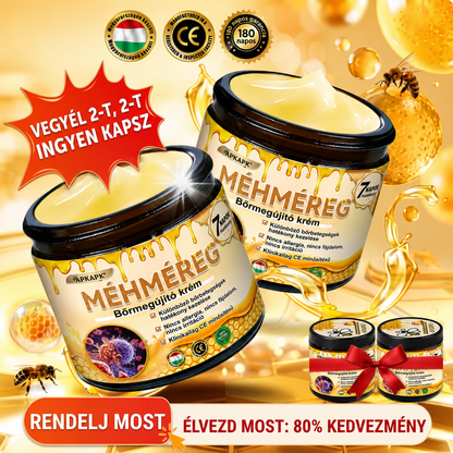 APKAPK® Méhméreges Bőrregeneráló & Feszesítő Krém– Prémium Anti-Aging Ápolás Érett és Érzékeny Bőrre