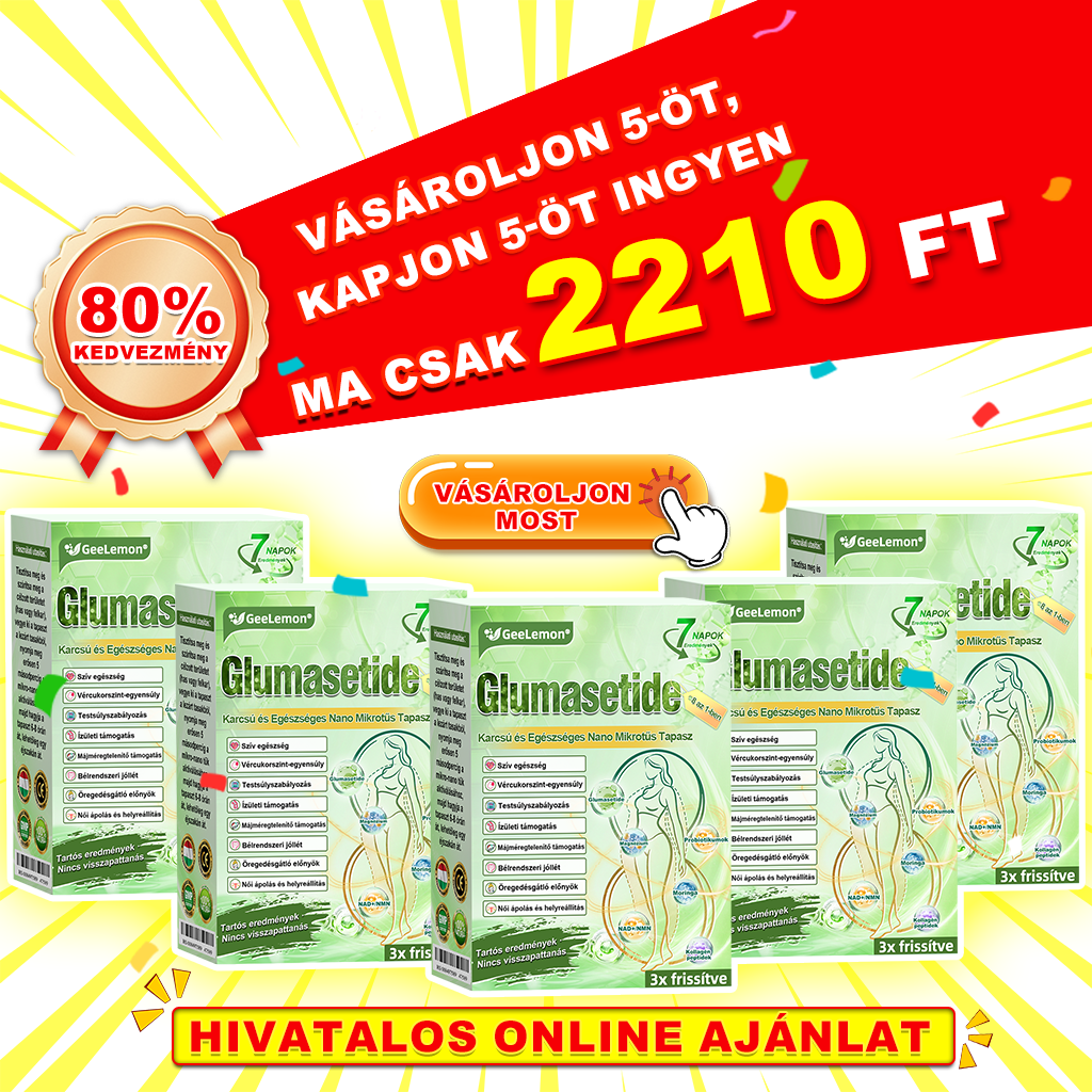 𝐆𝐞𝑒𝐿𝑒𝐦𝐨𝐧® Glumasetide 8 az 1-ben Karcsú és Egészséges Nano Mikrotűs Tapasz 🇭🇺