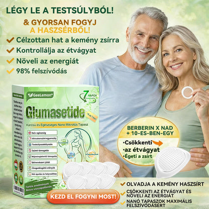 𝐆𝐞𝑒𝐿𝑒𝐦𝐨𝐧® Glumasetide 8 az 1-ben Karcsú és Egészséges Nano Mikrotűs Tapasz 🇭🇺