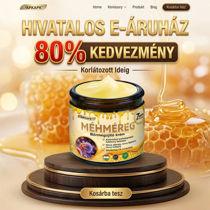 APKAPK® Méhméreges Bőrregeneráló & Feszesítő Krém– Prémium Anti-Aging Ápolás Érett és Érzékeny Bőrre