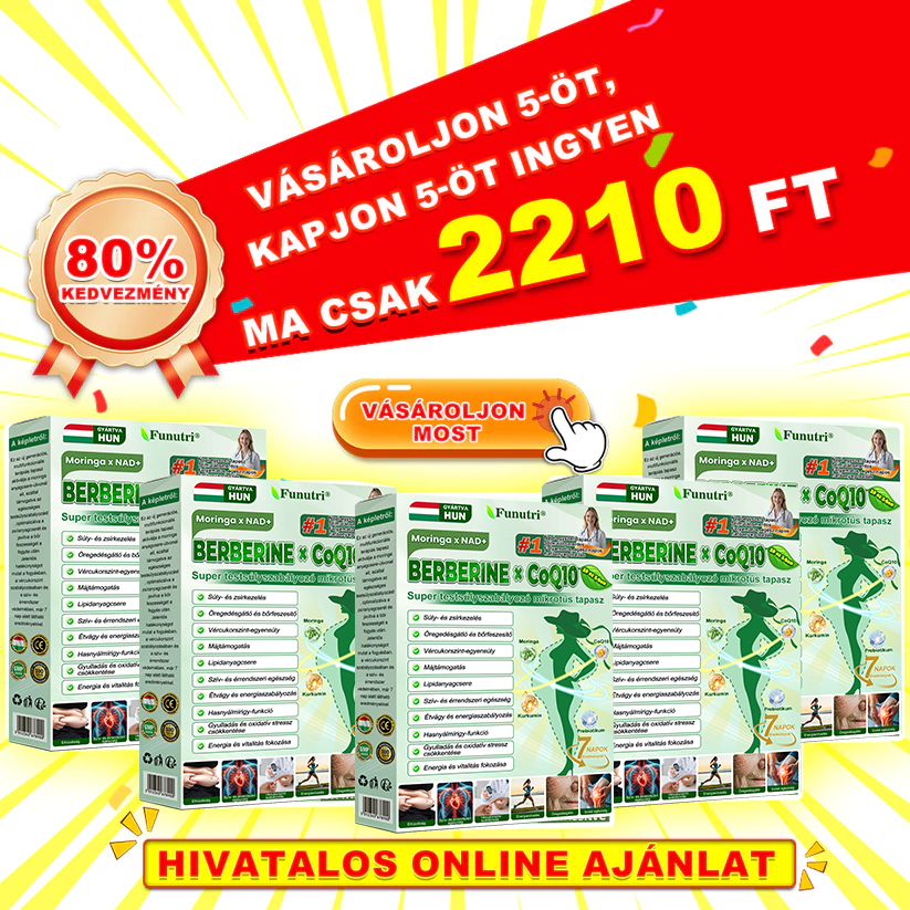 Magyar szakértők által ajánlott 💖Funutri® 10 az 1-ben anyagcsere-támogató karcsúsító nano mikro-tűs tapasz