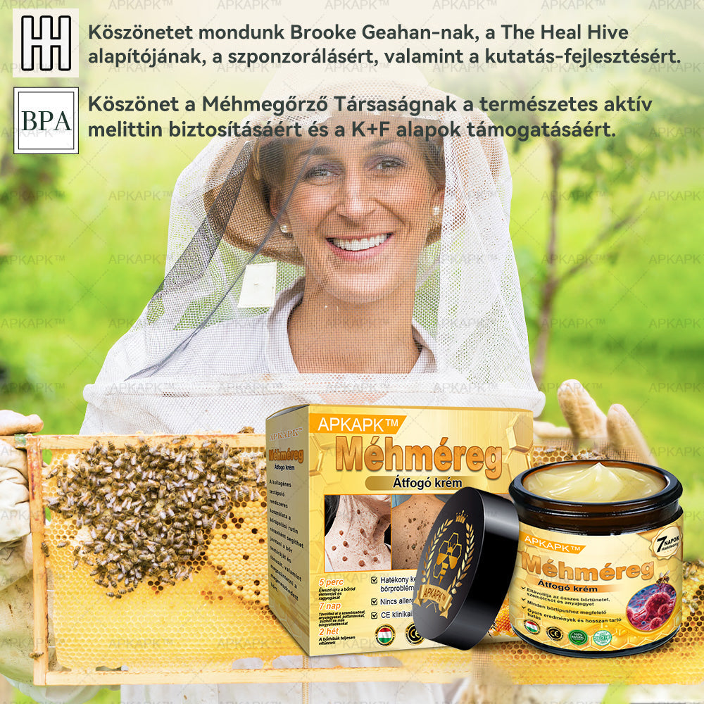 APKAPK® Méhméreges Bőrregeneráló & Feszesítő Krém– Prémium Anti-Aging Ápolás Érett és Érzékeny Bőrre