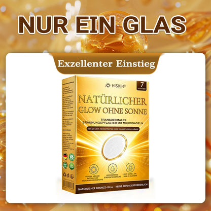 🔥 NUR HEUTE: 30% Rabatt auf Hiskin® Tanning Patch 🇩🇪  ☀️ Ein Patch pro Tag ✨ Natürlich bronzene Haut in nur 7 Tagen ✅ Ohne Sonne • Ohne DHA • Ohne Orangestich • Ohne Streifen