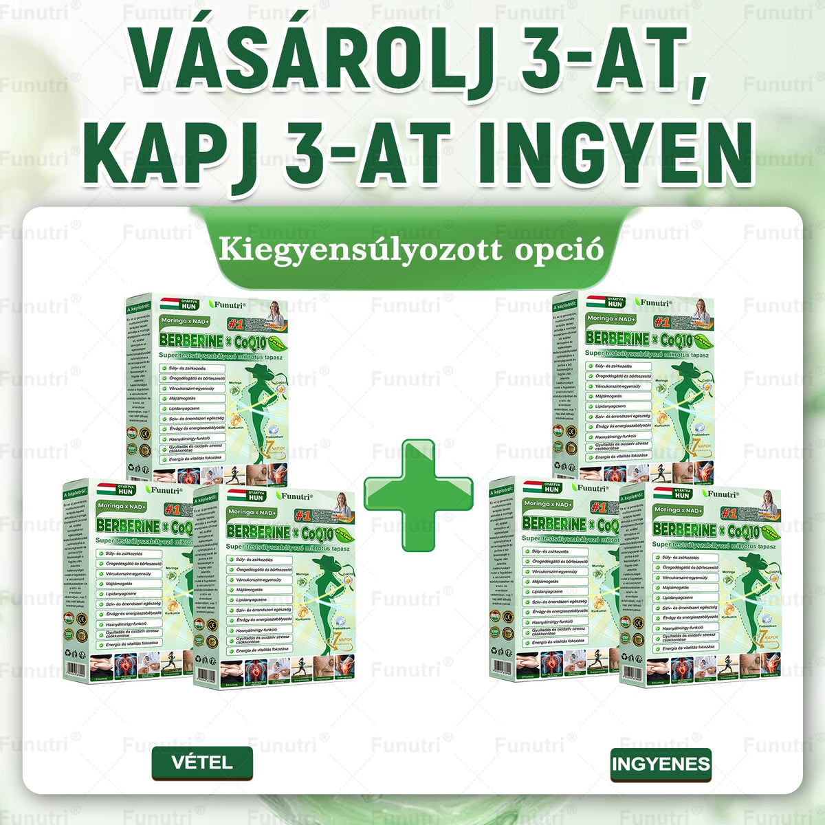 Magyar szakértők által ajánlott 💖Funutri® 10 az 1-ben anyagcsere-támogató karcsúsító nano mikro-tűs tapasz