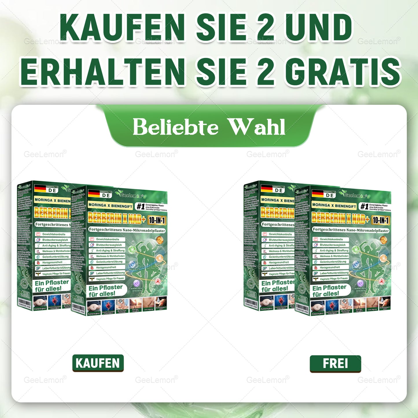 🇩🇪 Offizieller deutscher Shop | Geelemon® Moringa · Berberin × NAD+ 𝟏𝟎-𝐢𝐧-𝟏 𝐀𝐝𝐯𝐚𝐧𝐜𝐞𝐝 𝐍𝐚𝐧𝐨-𝐌𝐢𝐤𝐫𝐨𝐧𝐚𝐝𝐞𝐥-𝐏𝐚𝐭𝐜𝐡 — 𝐄𝐢𝐧𝐦𝐚𝐥 𝐭ä𝐠𝐥𝐢𝐜𝐡, 𝐬𝐢𝐜𝐡𝐭𝐛𝐚𝐫𝐞 𝐄𝐫𝐠𝐞𝐛𝐧𝐢𝐬𝐬𝐞 𝐢𝐧 𝟕 𝐓𝐚𝐠𝐞𝐧